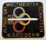 I.691 INSIGNA SCHI ALPINE SKI WELTMEISTER SCHAFTEN 1970 GR&Ouml;DEN