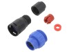 BULGIN Conector Circular 4 Pini IP68 PX0411/04P/4550 Montare Cablu Tata Poliamida 125V