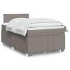 VidaXL Pat box spring cu saltea, taupe, 120x190 cm material textil 3287011