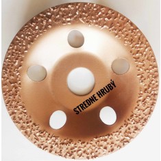 Disc oala placat cu carburi metalice &Oslash; 115 mm garnulatia Medie