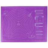 Covoras din silicon pentru framantare si intindere aluat, 60 x 45 cm, masuri cm, violet