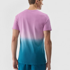 Tricou cu imprimeu pentru bărbați - mov
