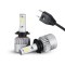 Set 2 leduri H7 Canbus, 4300K, putere 72W, luminozitate 8000 Lm, 12V - 24V