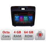 Navigatie dedicata Isuzu D-Max E-2234 Octa Core cu Android Radio Bluetooth Internet GPS WIFI DSP 4+64GB 4G CarStore Technology