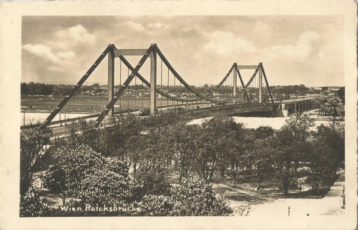 *Austria, poduri (13), Viena, c.p.i., circulata, 1939