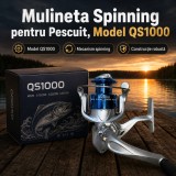 Mulineta Spinning pentru Pescuit, Model QS1000