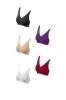 Set 5 sutiene Slimmaxx, marime L, multicolor, Alb, rosu