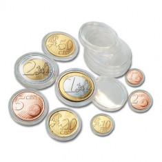 Capsule pentru 5 seturi de monede euro 1 cent la 2 euro foto