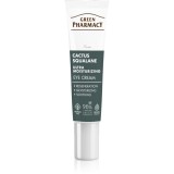 Green Pharmacy Cactus &amp; Squalane Eye Cream hidratare și strălucire pentru pleoape și pungile de sub ochi 15 ml