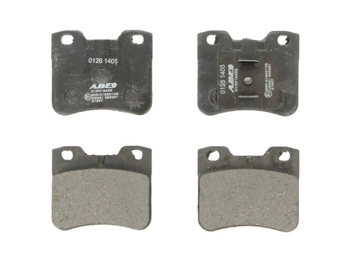 Set placute frana,frana disc PEUGEOT 106 II (1) (1996 - 2016) ABE C1P012ABE