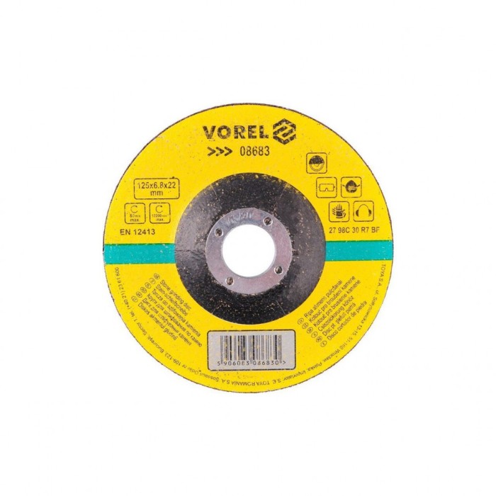 Disc slefuit piatra 125 x 6.8 x 22 mm Vorel 08683