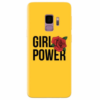 Husa silicon pentru Samsung S9, Girl Power foto