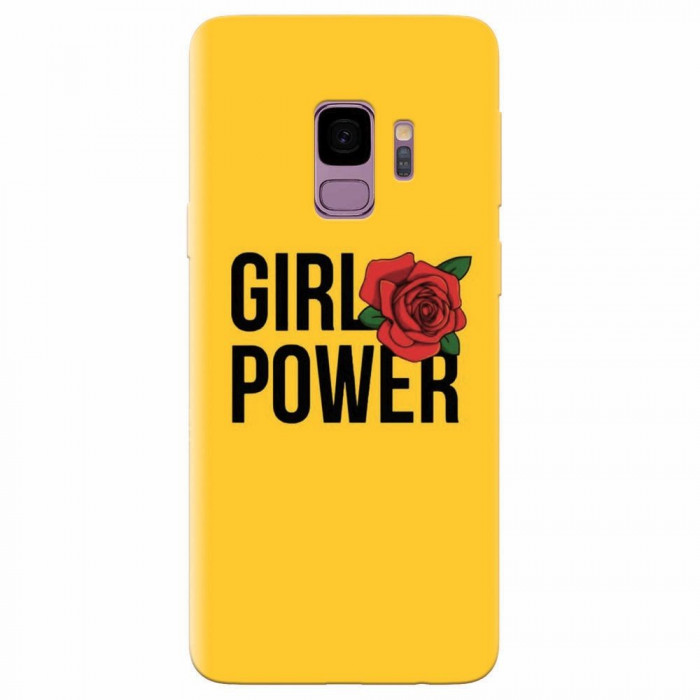 Husa silicon pentru Samsung S9, Girl Power