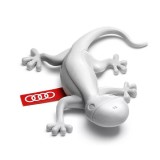 Odorizant Auto Gecko Original Audi - Gri Deschis, Parfum Fresh (Pin Portocala)