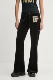 Juicy Couture pantaloni de trening culoarea negru, cu imprimeu, JCGBJ125002