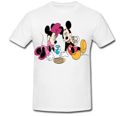 Tricou &amp;quot; Mickey Mouse and Minnie Mouse - picnic &amp;quot; foto