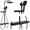 Set dus cu termostat REA Pedro Black