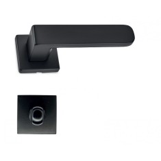 M&acirc;ner pentru uși de interior - M1035 - negru cu rozetă WC