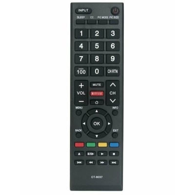 Telecomanda pentru Toshiba CT-8037, x-remote, Netflix, Negru foto