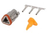 Conector DT Mamă 3 Pin Crimpat Cablu-Cablu