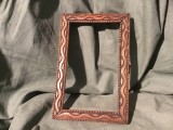 arta / design / vintage - Rama deosebita din lemn pentru fotografii sau diverse lucruri prima jumatate a secolului XX !