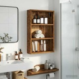vidaXL Dulap de perete pentru baie Lemn vechi 40 x 10 x 60,5 cm 889357
