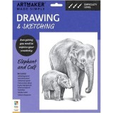 Cumpara ieftin Art Maker Made Simple Drawing &amp; Sketching Kit: Elephant and Calf