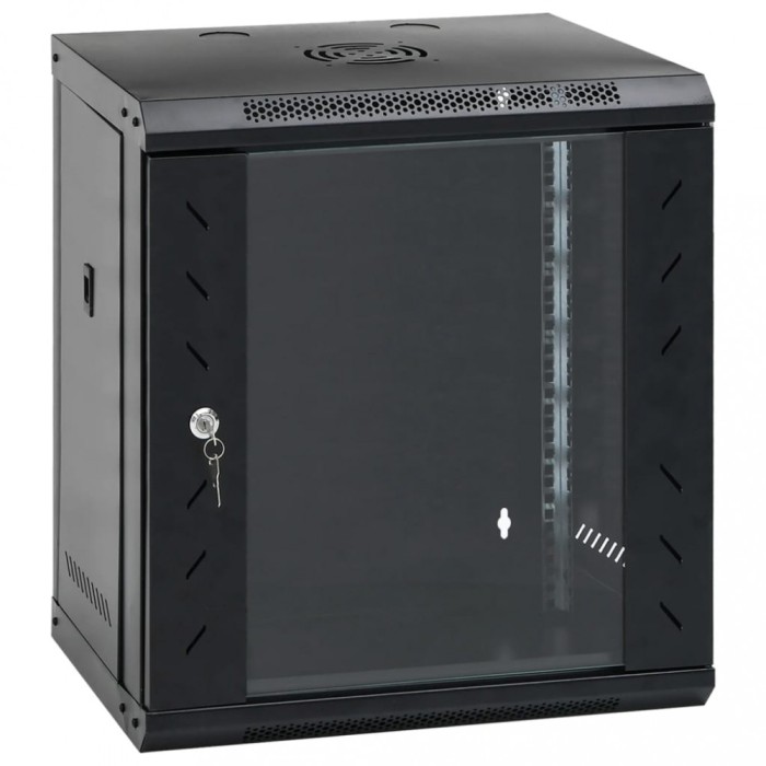 vidaXL Dulap de server montat pe perete, 12U, 19&quot; IP20, 53x40x60 cm