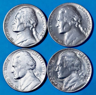 SUA SET 4 X 5 CENTI 1962 1970 S 1979 1983 P STATELE UNITE ALE AMERICII foto