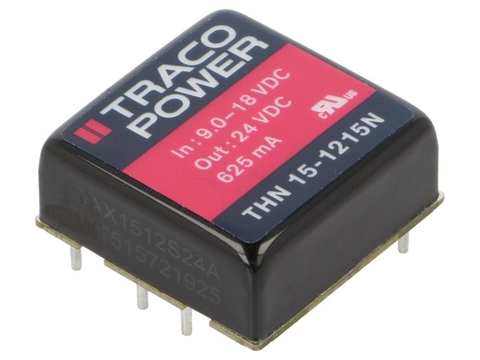 Convertor DC/DC 15W 24V 0.625A