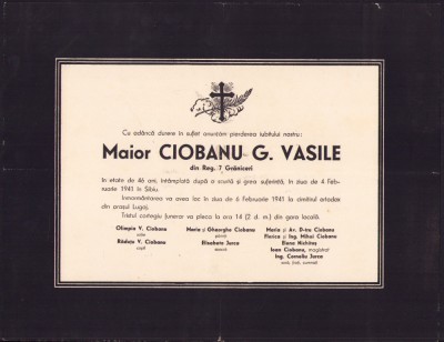 HST A289 Ferpar maior Regimentul 7 Grăniceri 1941 foto