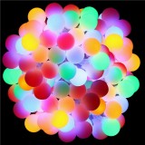 Instalatie bile luminoase pentru gradina, 7,5 metri, 50 LED-uri, cu baterii, multicolor Household NewTrend