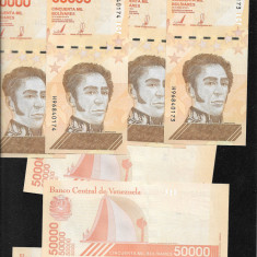 Venezuela 50000 50.000 bolivari bolivares 2019 unc pret pe bucata