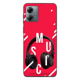 Husa compatibila cu Motorola Moto G14 Silicon Gel Tpu Model Music Headphones