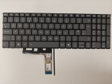 Tastatura Laptop, Lenovo, IdeaPad Slim 5 16IAH10 Type 83ND, iluminata, gri, layout UK