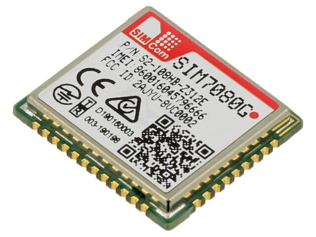 Modul LTE SMD LTE-M/NB-IoT 589kbps/1,119Mbps