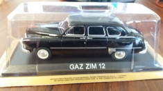 Macheta GAZ ZIM 12 1950 - DeAgostini Masini de Legenda , 1/43, noua. foto