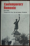 ION RATIU-CONTEMPORARY ROMANIA:HER PLACE IN WORLD AFFAIRS1975/DEDICATIE-AUTOGRAF