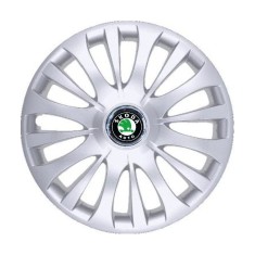 Set 4 Capace Roti R15, Potrivite Jantelor de 15 inch, Pentru Skoda, Model 328
