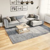 vidaXL Covor pufos &quot;PAMPLONA&quot; fire &icirc;nalte, albastru modern 200x280 cm