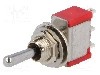 Intrerupator basculant, 3 pozitii, mod comutare (ON)-OFF-(ON), SP3T, {{Producator}} - foto