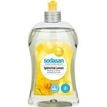 Detergent Ecologic Lichid pentru Vase cu Lamaie Sodasan 500ml Cod: 4019886000239 foto