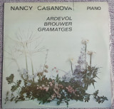 Nancy Casanova Piano Ardevol, Brouwer, Gramatges, Cuba, VINIL, Clasica