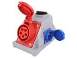 Conector Alimentare AC Trifazat 16A 400VAC IP44 Soclu Mamă