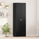 vidaXL Dulap &icirc;nalt Stejar Negru 60x35x180 cm Lemn prelucrat