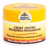Crema pentru ingrijirea picioarelor, 50ml, Apidava