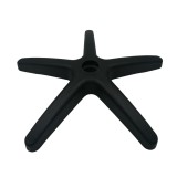 Baza Scaun Birou/Directorial, Plastic Negru 48cm, Piston 5cm, Idealstore, Inox, Max 120kg