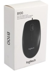 Mouse Logitech B100 800dpi Optical High Quality Wired Usb PC