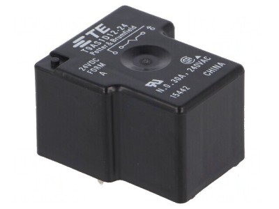 Releu electromagnetic SPST-NO 24VDC 30A T9A PCB 1W foto