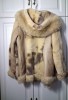 Cojoc natural, L, Bej